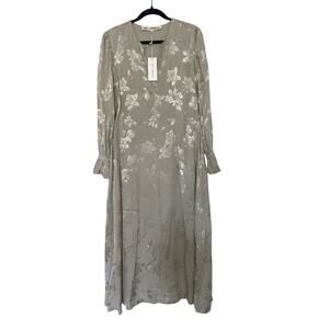 New Mr. Larkin Marta Maxi Dress in vanilla Floral